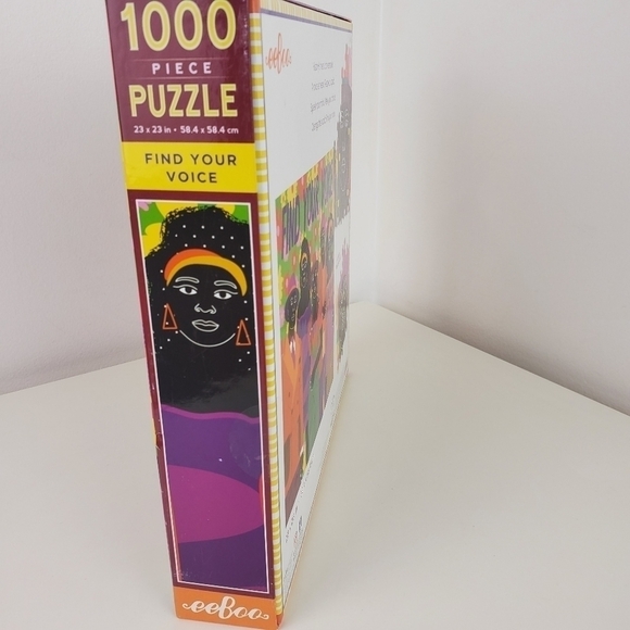 EEBOO puzzle 1000 piece Find your voice puzzle 23 x 23 in New never used - Picture 4 of 12